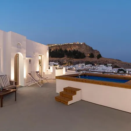 Oikos Lindos Suites Artemis Apartamento Líndos